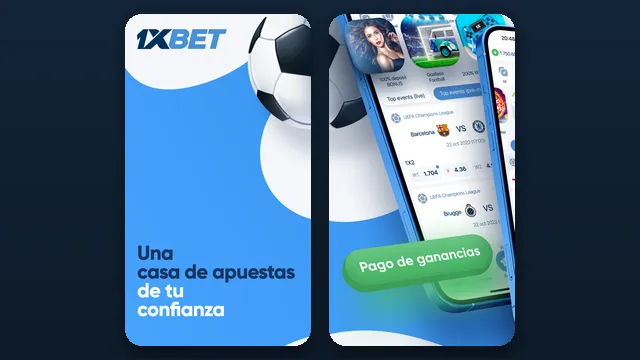 Capturas oficiales de la app de 1xBet en la App Store de México