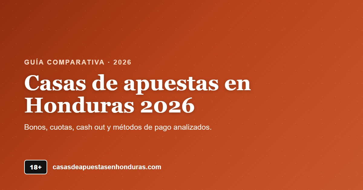 Casas de apuestas en Honduras